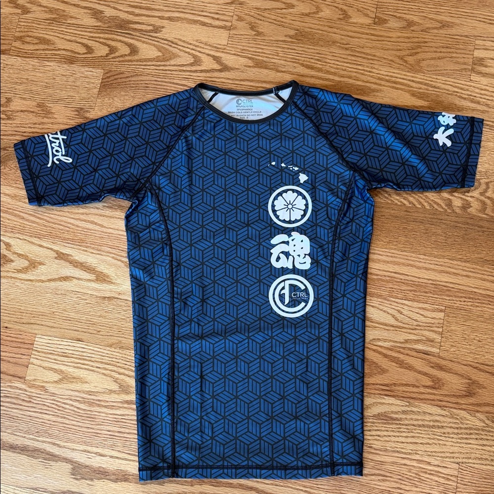 CTRL Industries "Yamato Damashii" Samurai Rashguard - Blue - Small